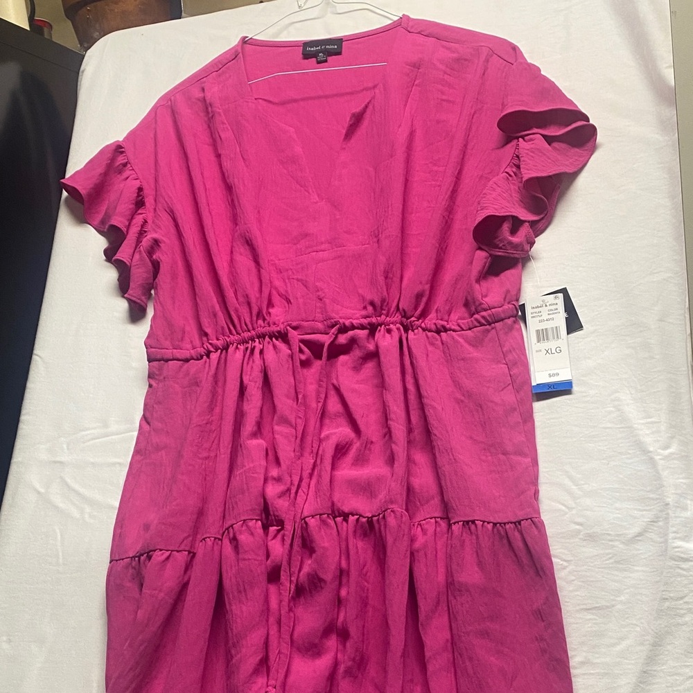 Elegant Pink Maxi Dress